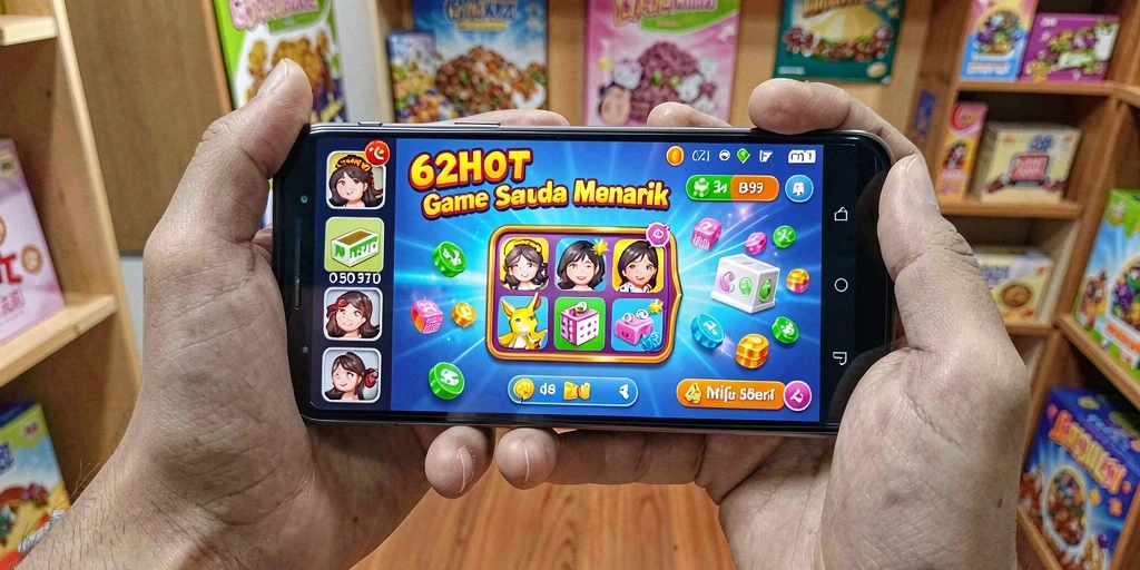 Tampilan gameplay seru dan interaktif dalam 62HOT Bingo.