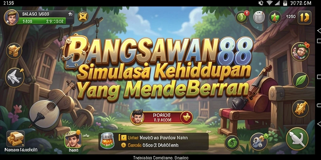 Tangkapan layar gameplay BANGSAWAN88 yang menampilkan interaksi karakter.