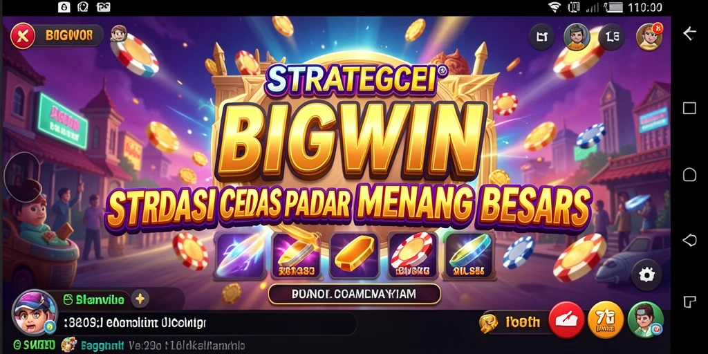 Tangkapan layar gameplay BIGWIN, menunjukkan aksi strategi mendebarkan.