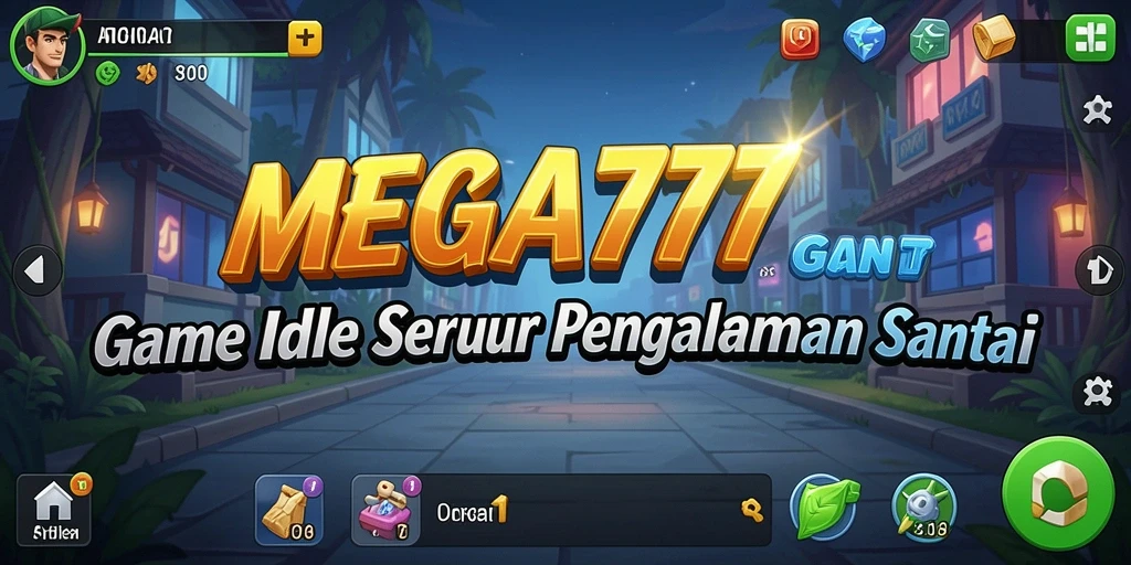 Tampilan gameplay MEGA777 dengan fitur Idle yang menarik.